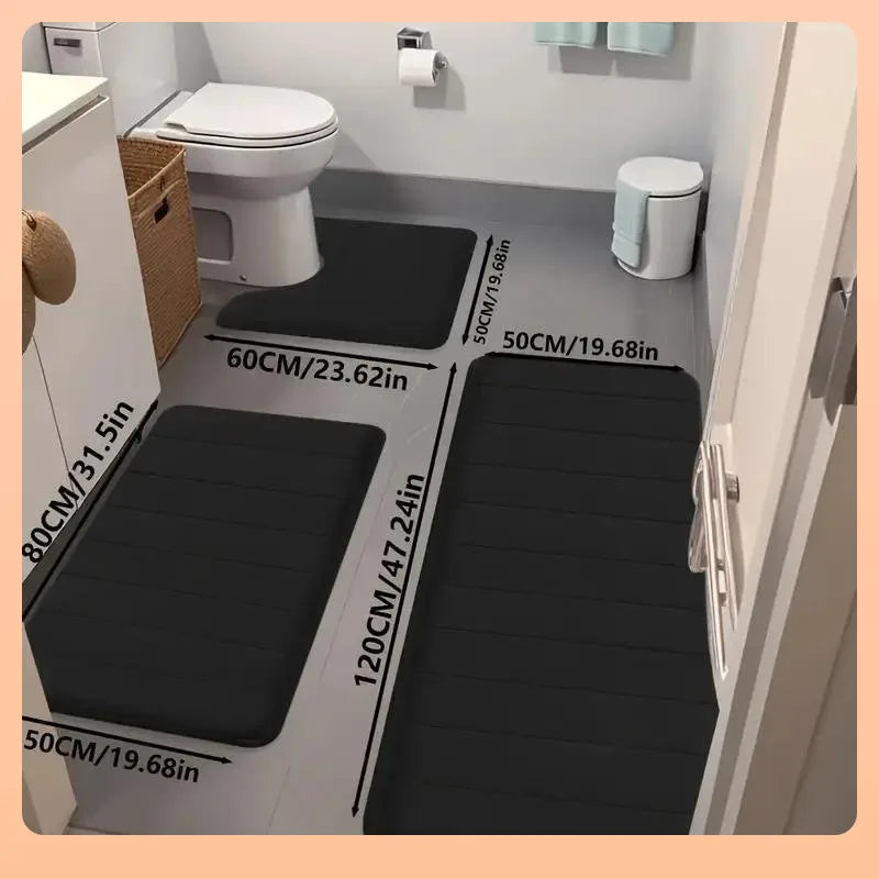 Badematten Set 3 Tlg