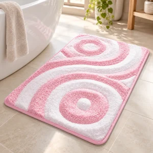 Badezimmerteppich Rosa – Innenansicht 1
