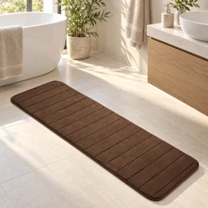 Badteppich Braun – Innenansicht 1