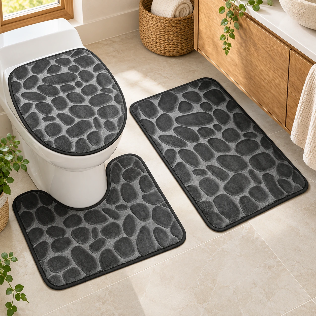 Badematten Set 3 Teilig – Innenansicht 2
