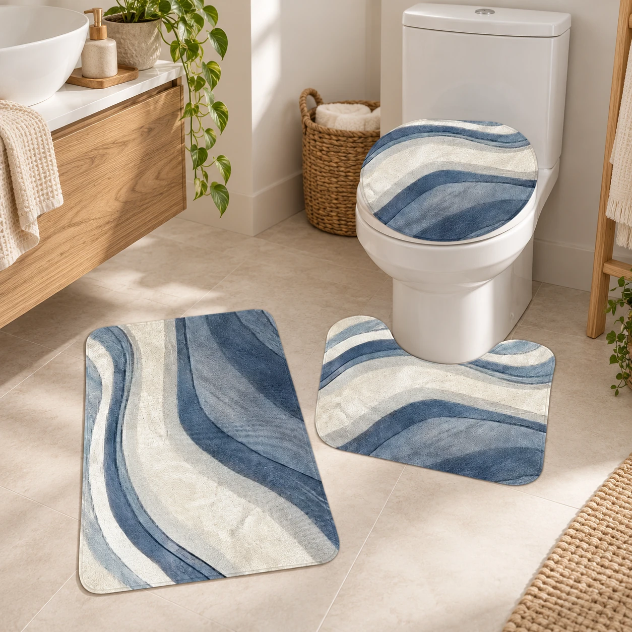 Badteppich Blau – Innenansicht 2