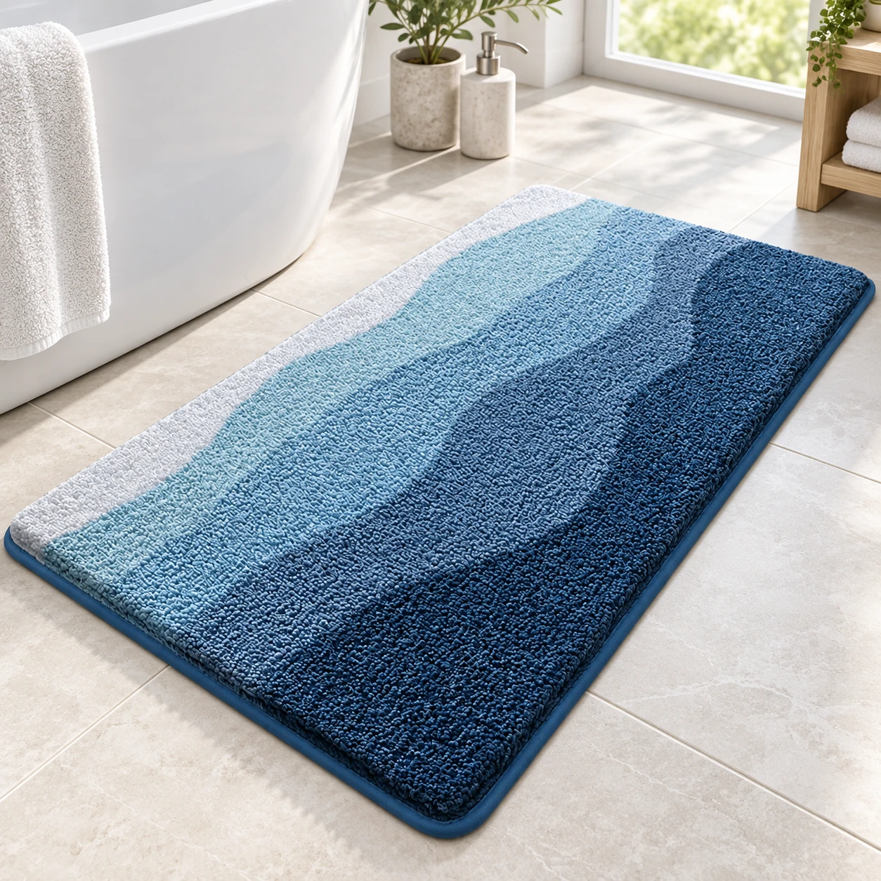 Badezimmerteppich Modern – Innenansicht 1